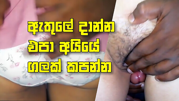 Black Sri Lankan babe gets her legs fucked and face fucked