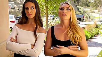 Kutas w ustach: Blowjob Queens AJ Applegate i Cassidy Klein w sesji podwójnej penetracji