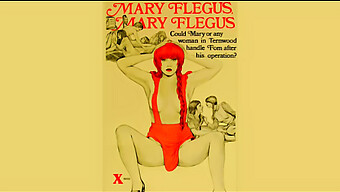 Klassisk Amerikansk Pornostjerne Mary Flegos I Vintage New York Grindhouse-Film